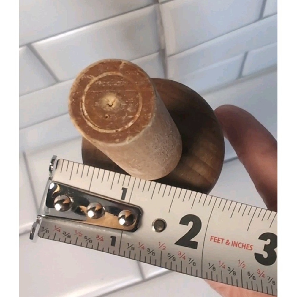 Vintage Skinny Wooden Rolling Pin 17" x 2" Rolls Perfectly. - Picture 7 of 7